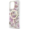Guess GUHMP14LHCFWST iPhone 14 Pro 6.1transparent hardcase Flower MagSafe